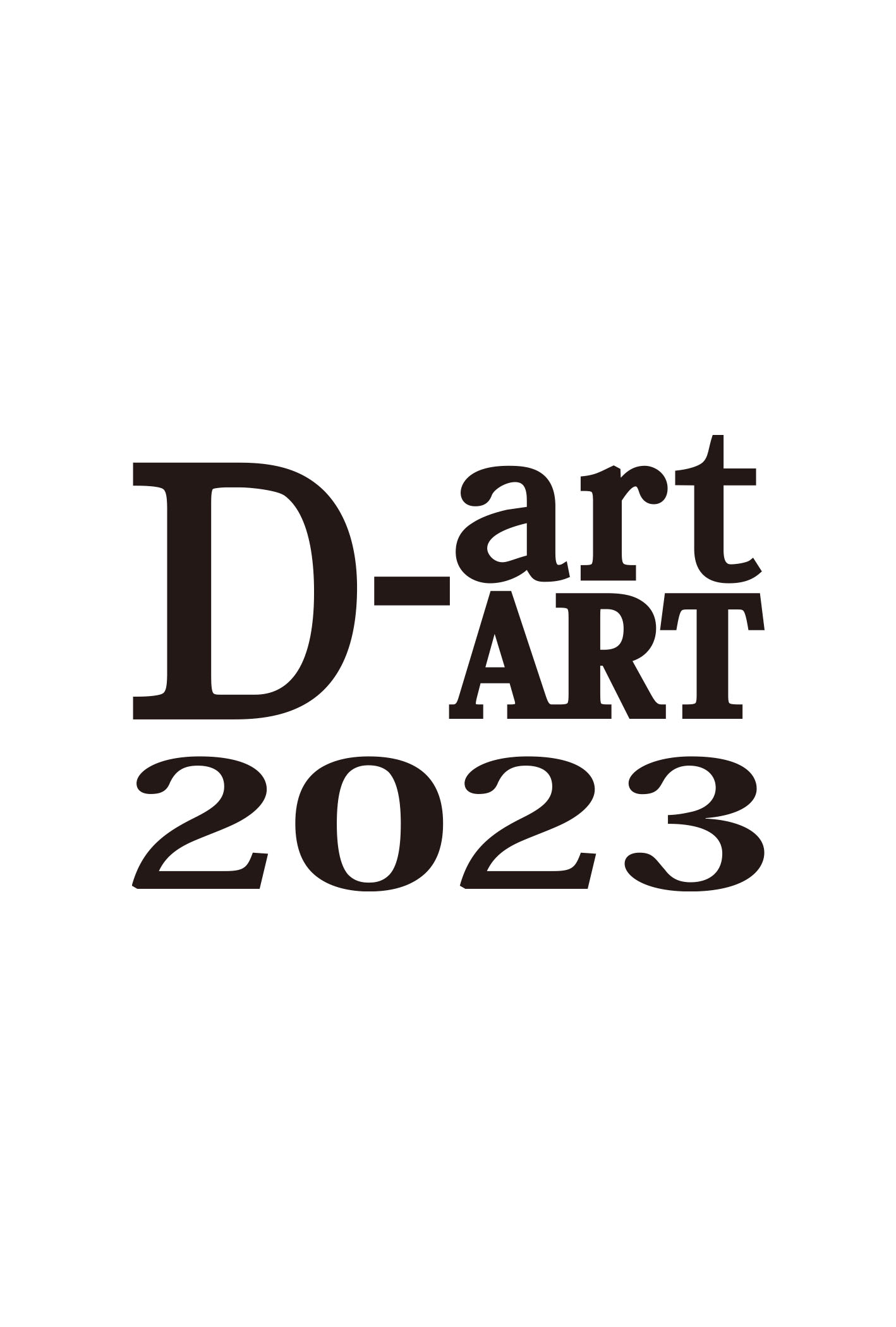 大丸東京にて開催のアートショー「D-art,ART 2023」のポスター
